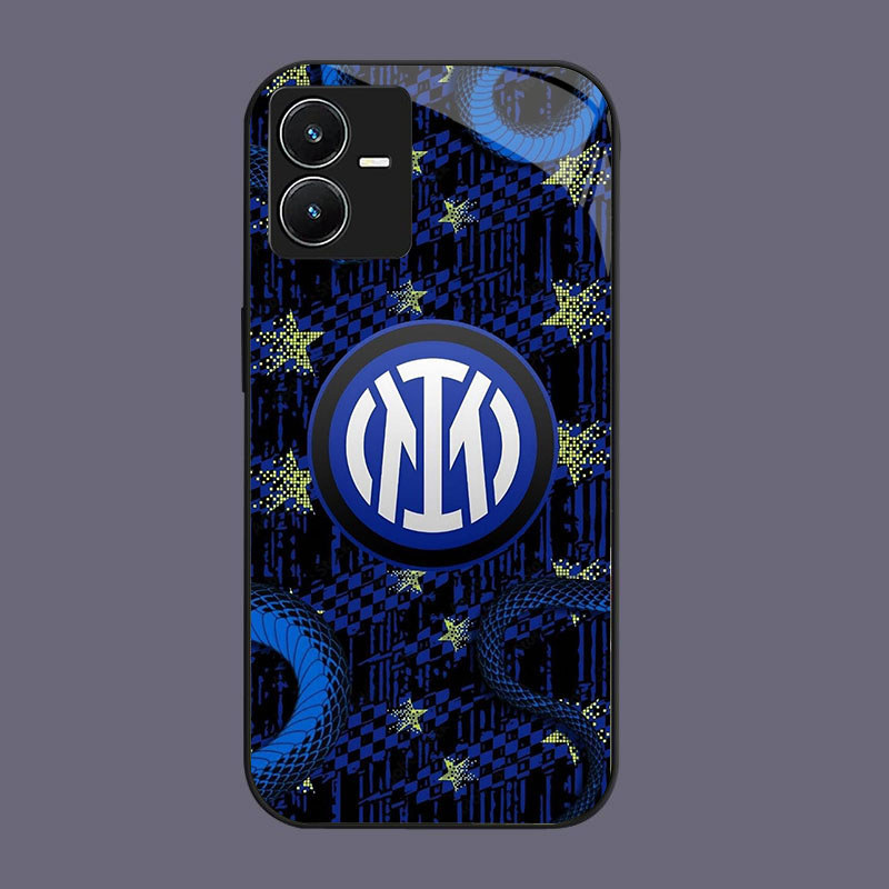 HK-68 Inter Milan Glass KACA สําหรับ VIVO iQOO Y22 Y28 V25 Y35 Y22S Y55 Z6 Y75 5G