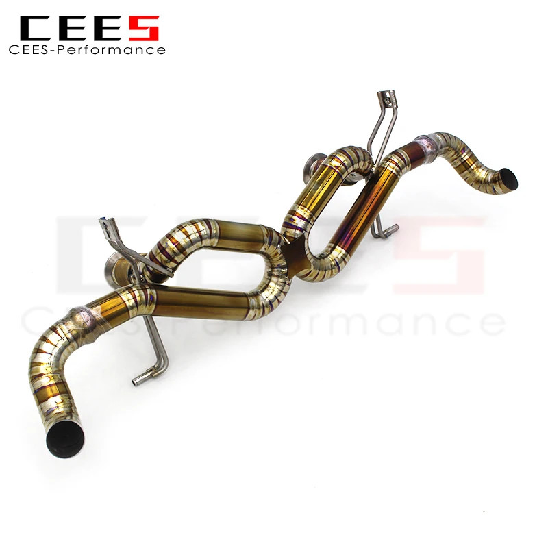 CEES Catback Exhaust Systems For Audi R8 V8/V10 4.2/5.2 2017-2023 Performance Titanium Racing Sport