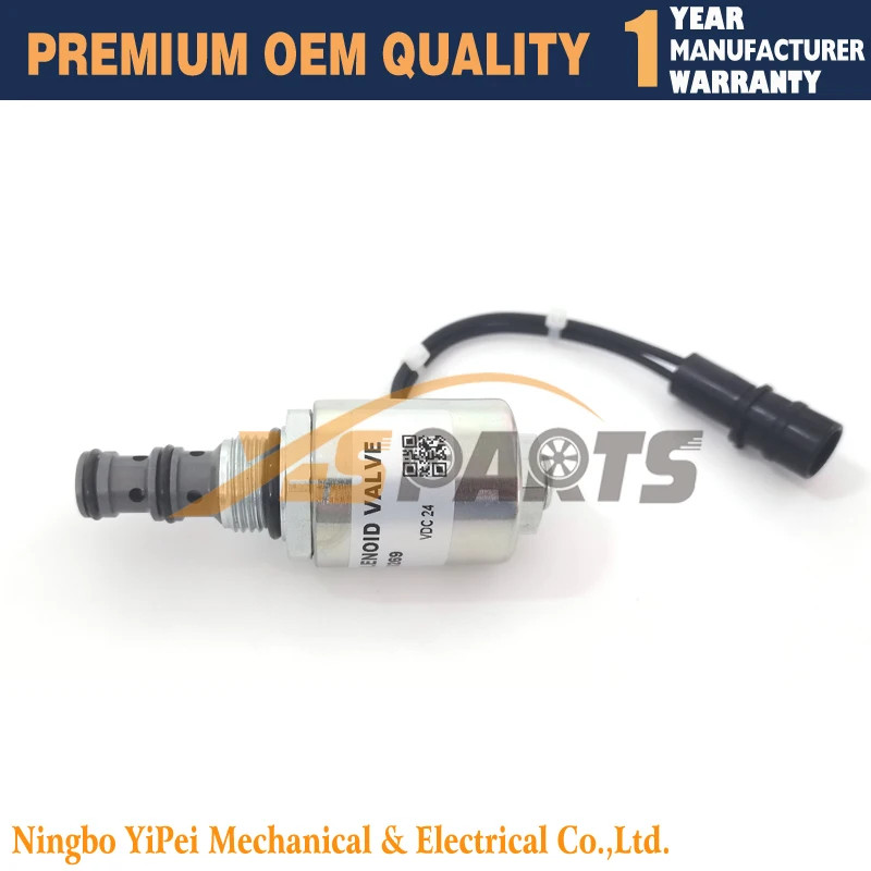 New Solenoid Valve 3E6269 3E-6269 24V for Caterpillar 910E 918F 924F 928G