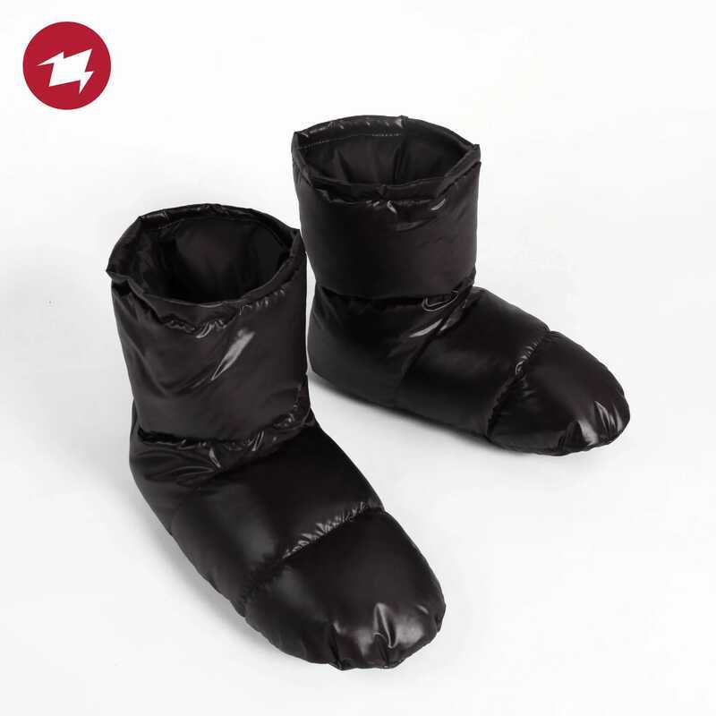 C AEGISMAX Upgrade Outdoor Camping Down Booties Winter Warm Slippers 650Fp Duck Down Shoes Cover Fo