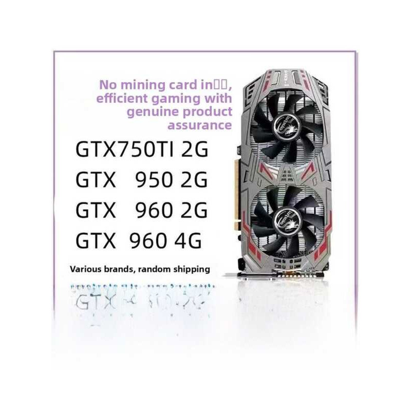 ถอดชิ้นส่วนคอมพิวเตอร์กราฟิกการ์ดอิสระ GTX650 750ti 950 960 970 1060 1050 2G 4G 1G สําหรับ Server Wo