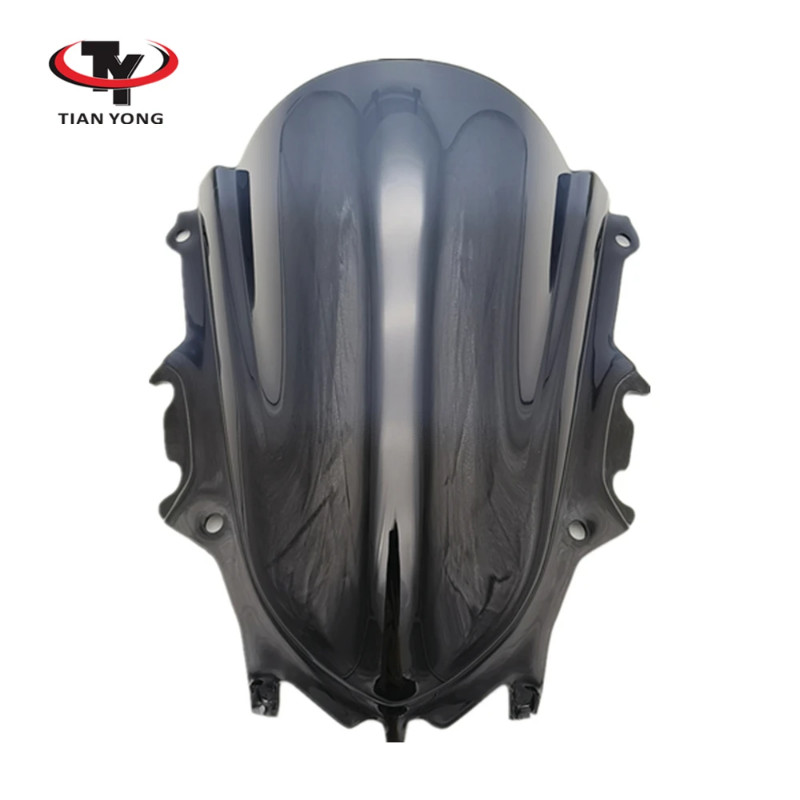 Wind Deflectore Windscreen For Yamaha YZF R25 R3 2019 2020 2021 2022 Smoke Black Double Bubble Wind