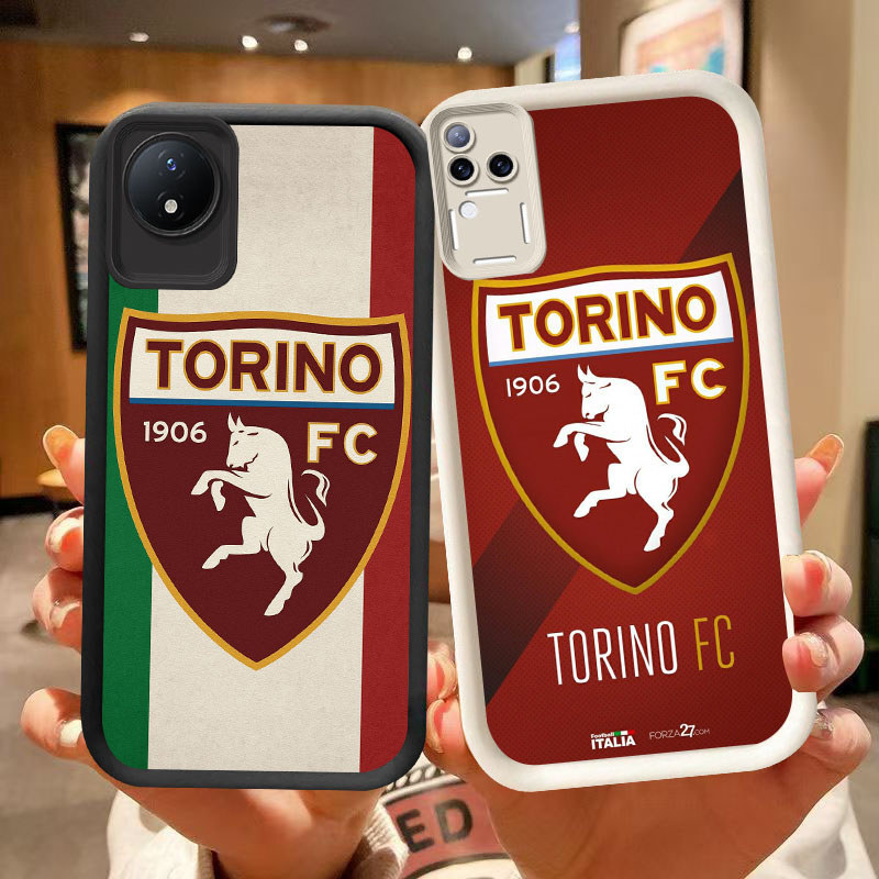 DK-63 FC TORIN โลโก้ซิลิโคนปลอกสีดําและสีขาวสําหรับ VIVO Y29 Y02a V50 V30E V30 T4 Y02 Y02t Pro 5G