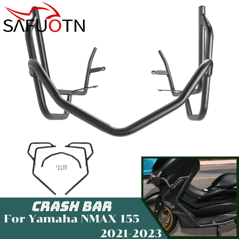For Yamaha NMAX 155 2021 2022 2023 Engine Guard Highway Crash Bar Bars Motorcycle Frame Protection