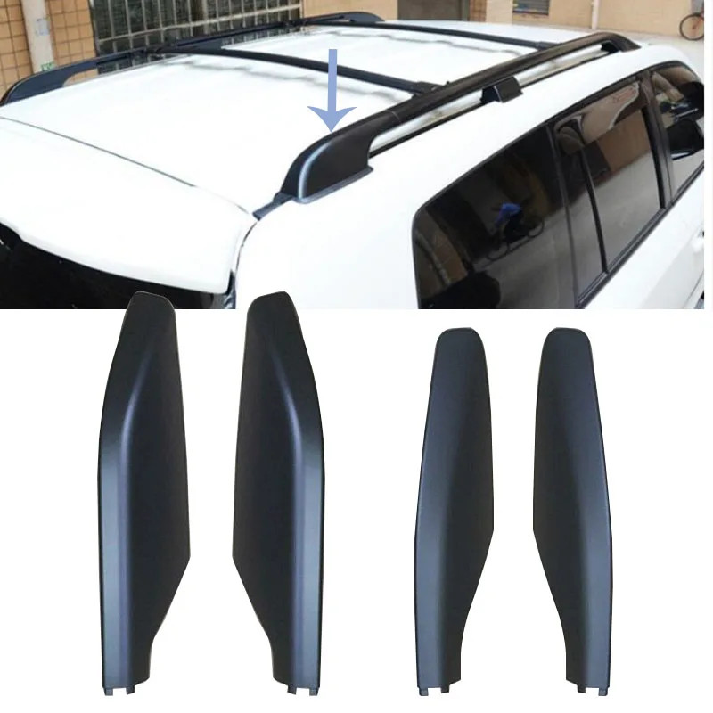 Roof Luggage Rack Cover Roof Bar Roof Rail End Shell Luggage rack cover For Toyota Land Cruiser Pra