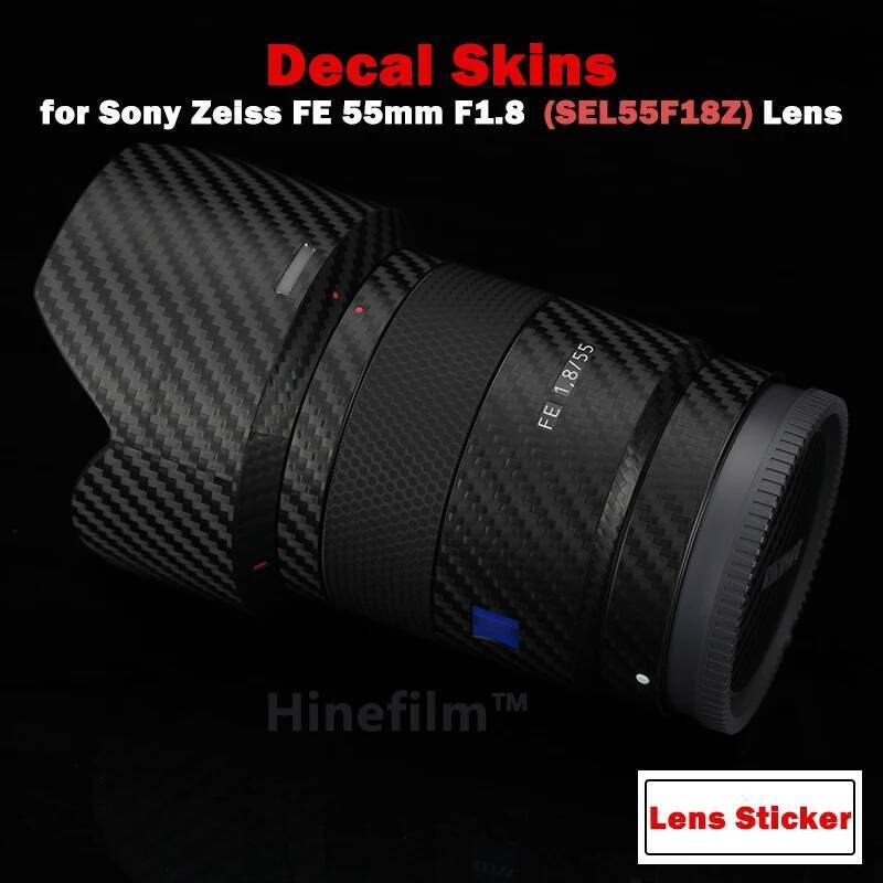 สําหรับ FE55 1.8 / 55 มม.1.8 เลนส์สติกเกอร์รูปลอก Skin Wrap สําหรับ Sony Zeiss FE 55 มม.F1.8 (SEL55F