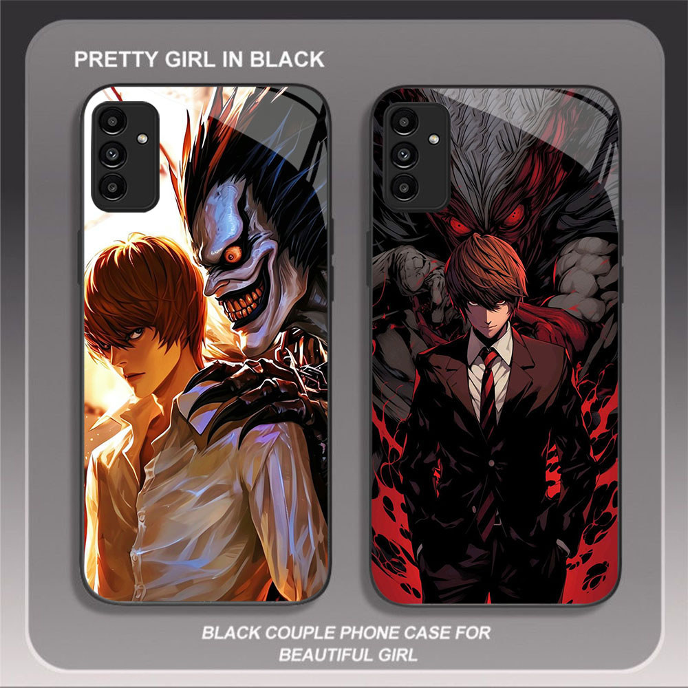 HK-47 Suspenseful Death Note Glass Casing สําหรับ Samsung A14 A04S S21 FE A15 A35 A25 A24 A34 A54 A0