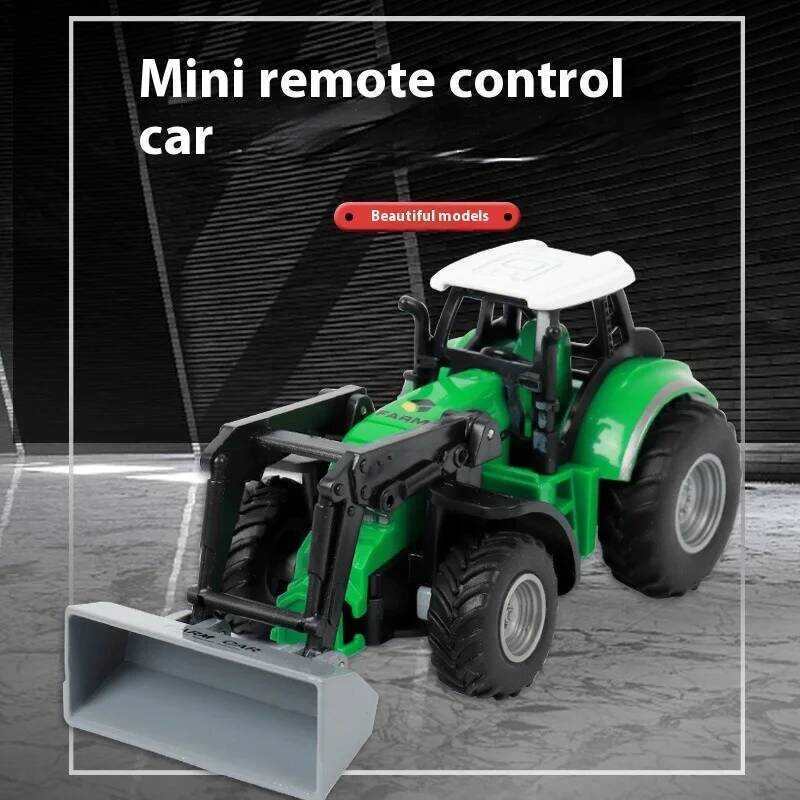 C Children's 2.4G8033 Mini Remote Control Car Farmer's Car 1:64 Charging Model Remote Control Car R