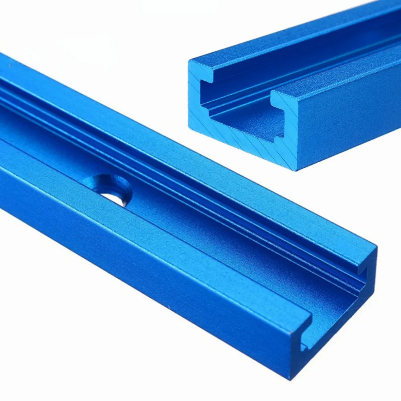 3/4x3/8Inch Woodworking Chute Rail T-track T-slot 300-800MM Miter Track Jig T Screw Fixture Slot Ta