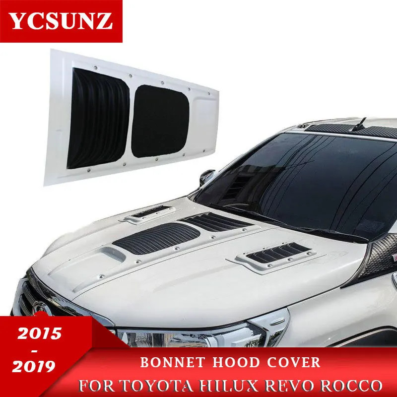 Bonnet Scoop Hood For Toyota Hilux Reco Rocco 2016 2017 2018 2019 2020 fortuner sw4 2016-2020