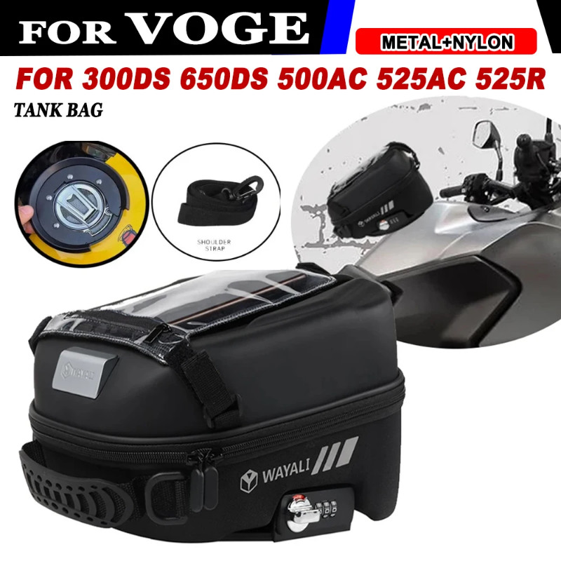 For VOGE 500AC 525AC 350AC 500R 650DS 650DSX 300DS 500 AC ACX 650 DSX 300 DS 2023 Fuel Tank Bag Nav