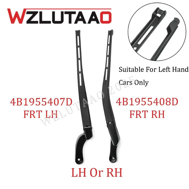 4B1955407D 4B1955408D Front Right / Left Windshield Wiper Arm Left rudder car For Audi A6 S6 C5 All