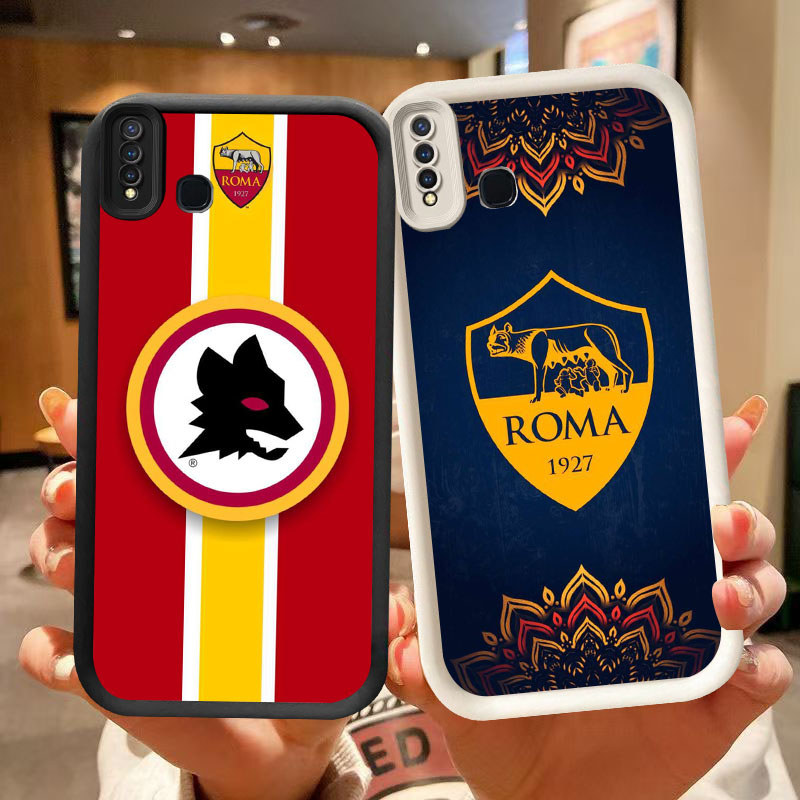 DJ-42 Roma ปลอกซิลิโคนสีดําและสีขาวสําหรับ VIVO Z1 Y30 Y12 Y19 V15 Y50 Y17 Y15 Pro