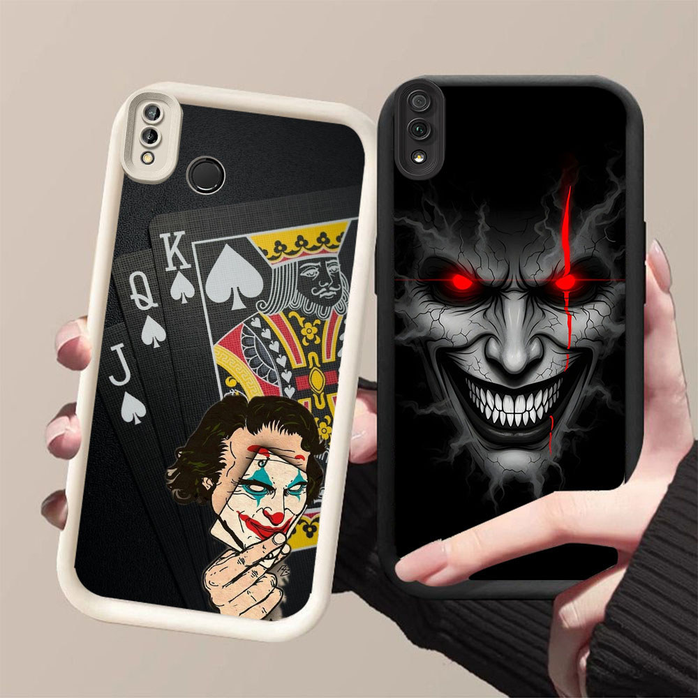 DK-67 JOKER ปลอกซิลิโคนสีดําและสีขาวสําหรับ VIVO Y81S Y66 Y91 Y95 Y91i V9 Y81 Y93 Y91C