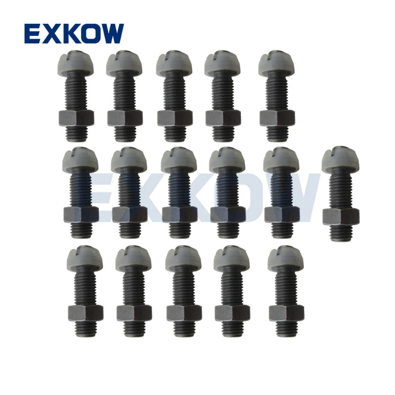 16PCS ROCKER ARM ADJUSTING SCREW for Mitsubishi Pajero II L200 Triton III L300 L400 4D56 2.5D 2WD 1