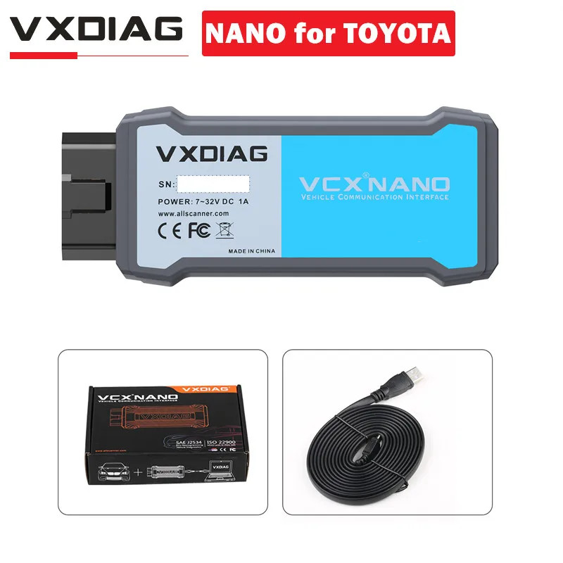 VXDIAG VCX NANO for TOYOTA Diagnostic Scanner