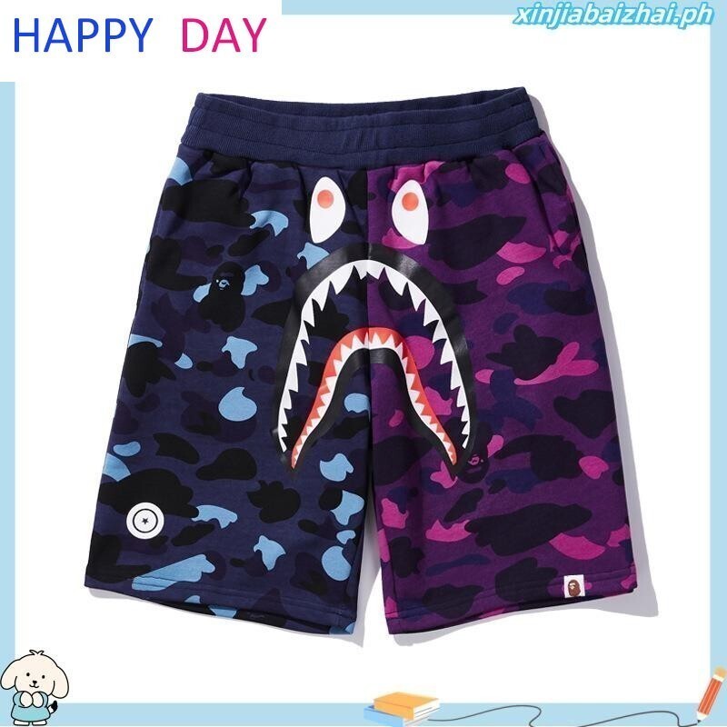 กางเกงขาสั้นแฟชั่น Shark Head Series สำหรับชายหาดและใส่ลำลอง เหมาะสำหรับทั้งผู้ชายและผู้หญิง