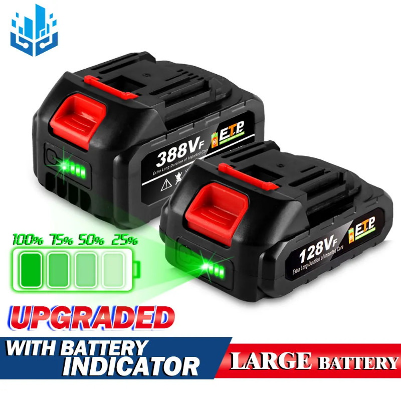 Upgraded Rechargeable Battery 18V Lithium Battery for Makita 18V B series Battery With Battery Indi