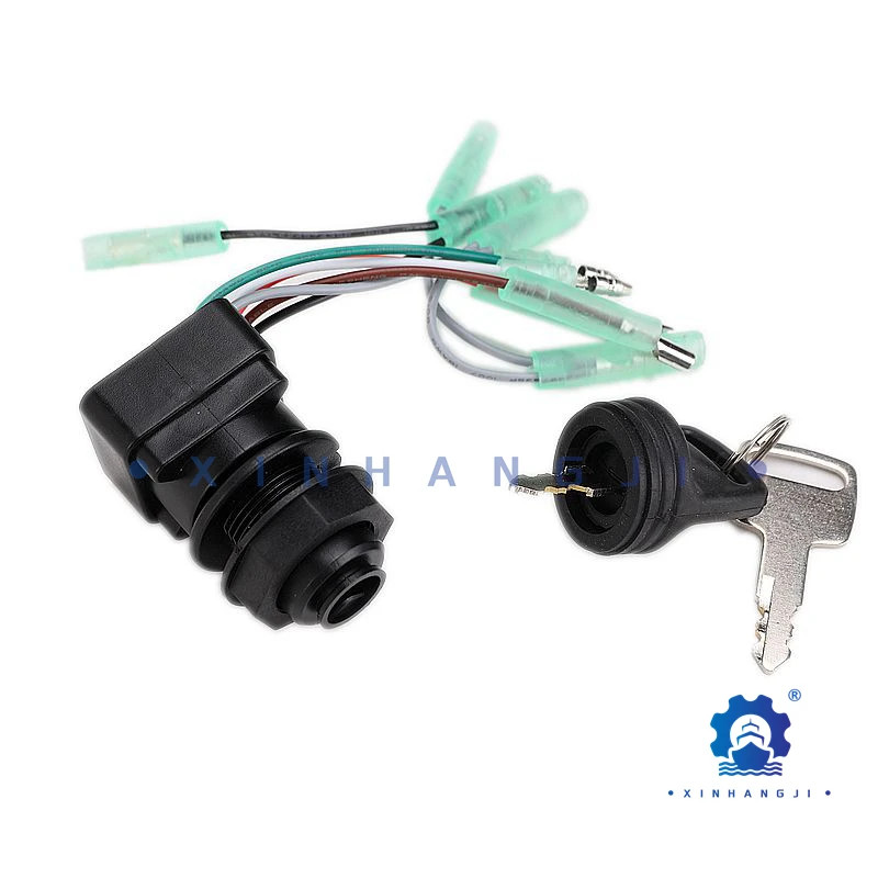 37110-92E01 Ignition Switch Assembly ＆ Key for SUZUKI Outboard 2 Stroke 8HP - 225HP or 4 Stroke 25H