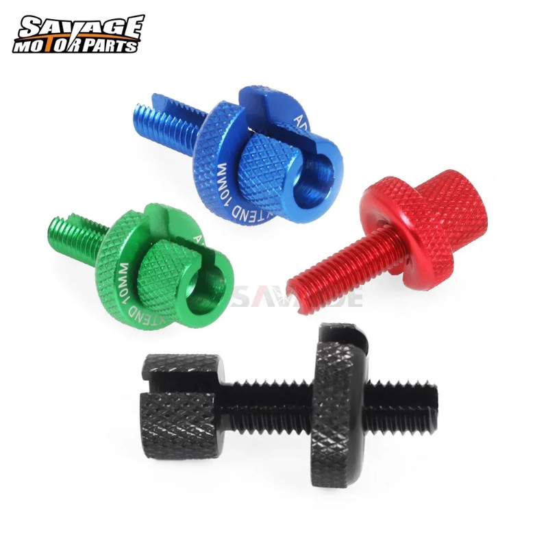 Motorcycle M8 Screw Clutch Cable Wire Adjuster For KAWASAKI ER-6N ER-4N ER-5 ZZR 250 400 600 ZXR400