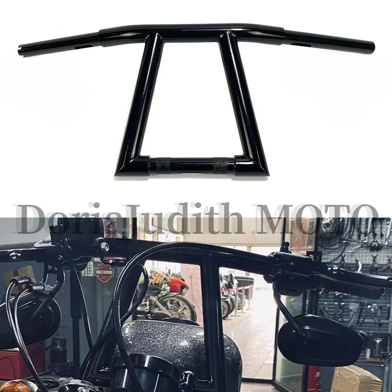 For Harley Sportster XL883 XL1200 X48 Iron Custom handlebars Motorcycle 1-1/4 inch to 1 inch Window