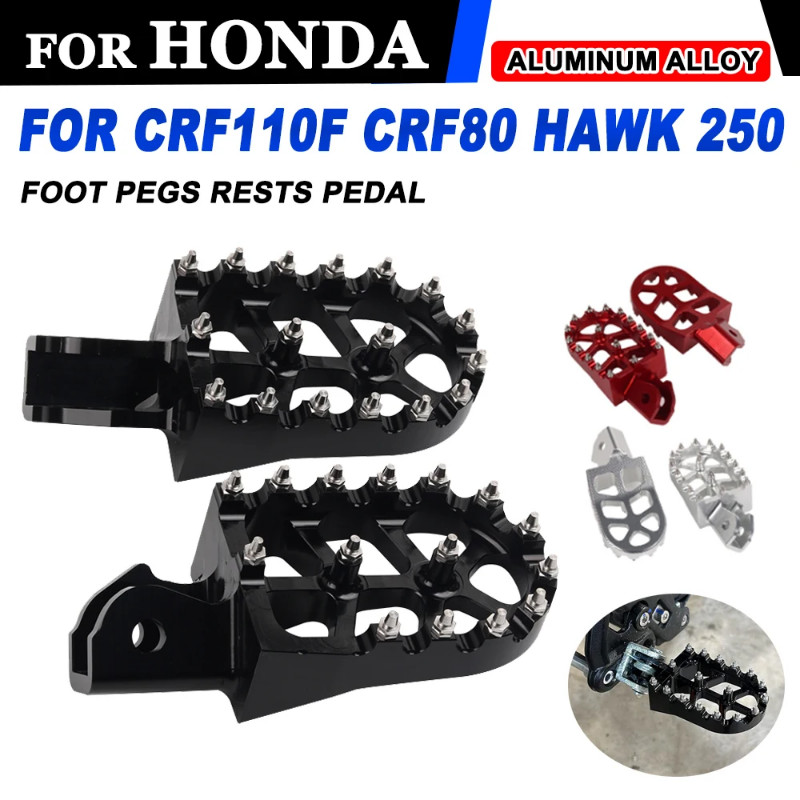 Motorcycle Footrest Foot Pegs Pedal For HONDA CRF110F CRF110 F 110F CRF 110 F CRF80 Sur Ron Surron