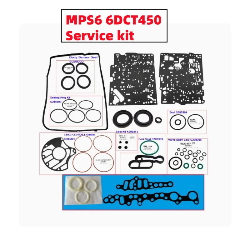 MPS6 6DCT450 transmission Service kit For VOLVO For FORD Transmission repair kit