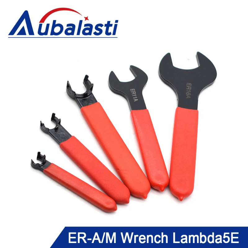 Aubalasti ER Collet Wrench ER11A ER11M ER16A ER16M ER20A Collet Nut Spanner & Collet Chuck Holder C