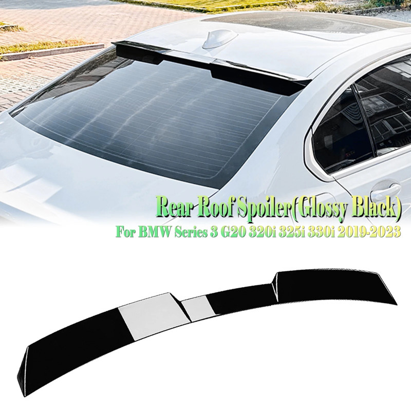 For BMW 3 Series G20 320i 325i 330i G80 M3 2019-2024 Rear Roof Spoiler Wing Upper Extension Lip Car
