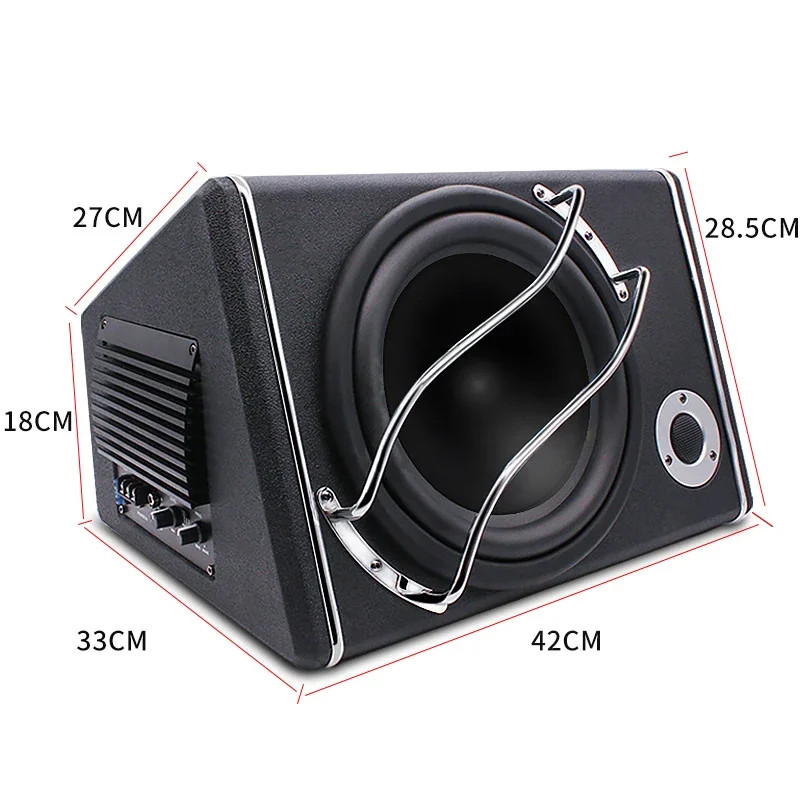 K-1021APR Car Subwoofer 12V Active High Power With Tweeter Modified 10-inch Car Subwoofer 10 Inches