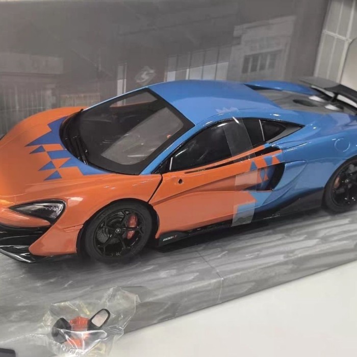 SOLIDO 1/18 MCLAREN 600LT F1 2019 MCLAREN รถรุ่นโลหะผสมยิงจริง