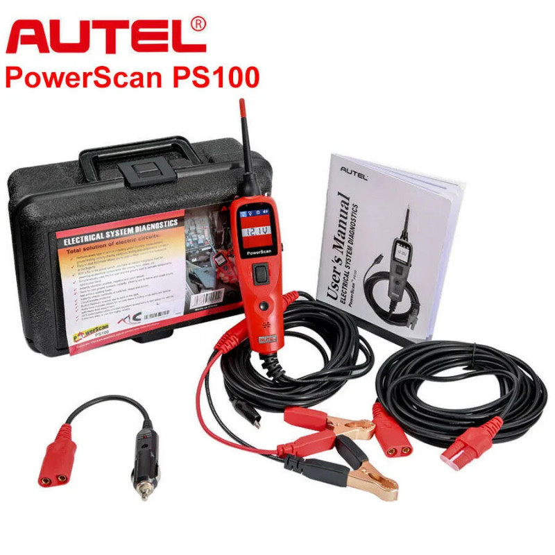 Autel PowerScan PS100 Electrical System Diagnosis Tool Electrical Circuit AVOmeter Tester for 12-24