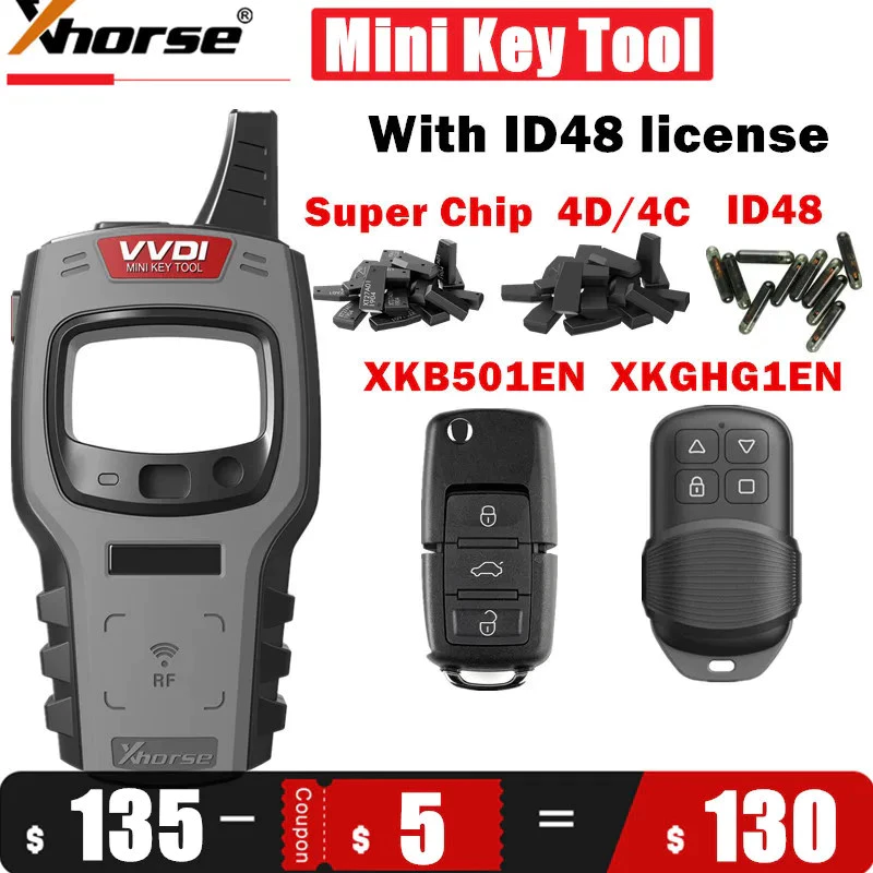 Xhorse VVDI Mini Key Tool Remote Key Programmer ID48 License