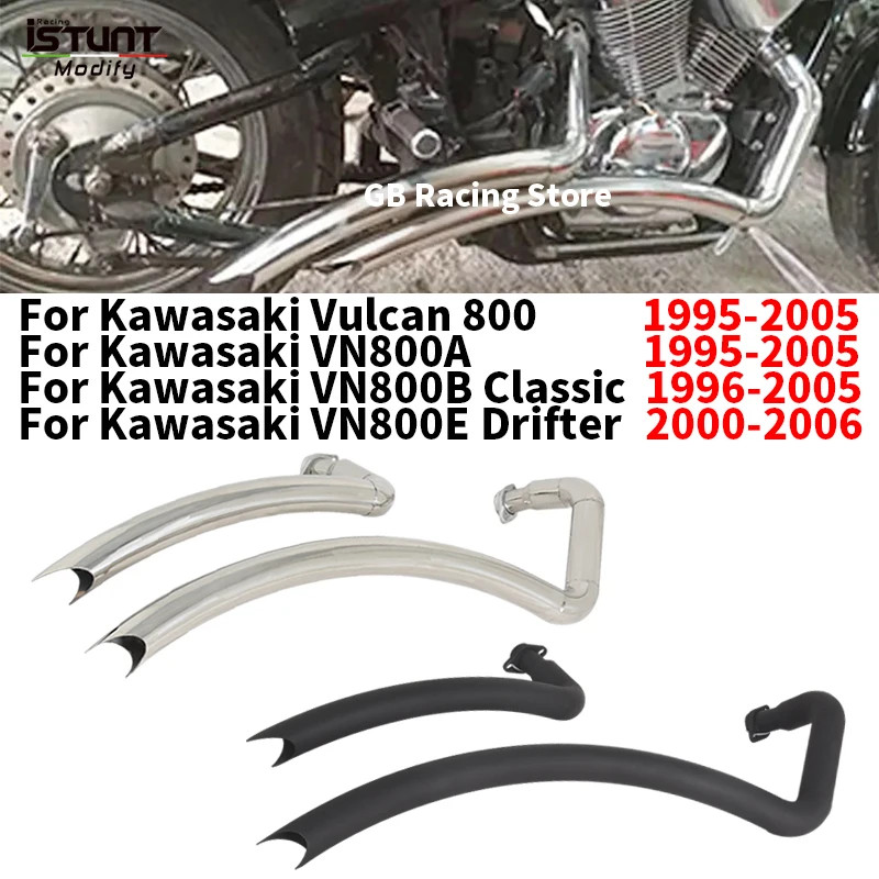 Slip On For Kawasaki Vulcan 800 VN800A VN800B Classic VN800E Drifter 1995 -2006 Full Motorcycle Exh