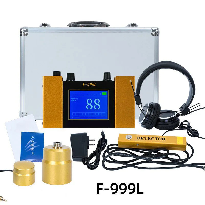 F999L/F999E water pipe leak detector household water pipe/floor heating leak detection indoor water