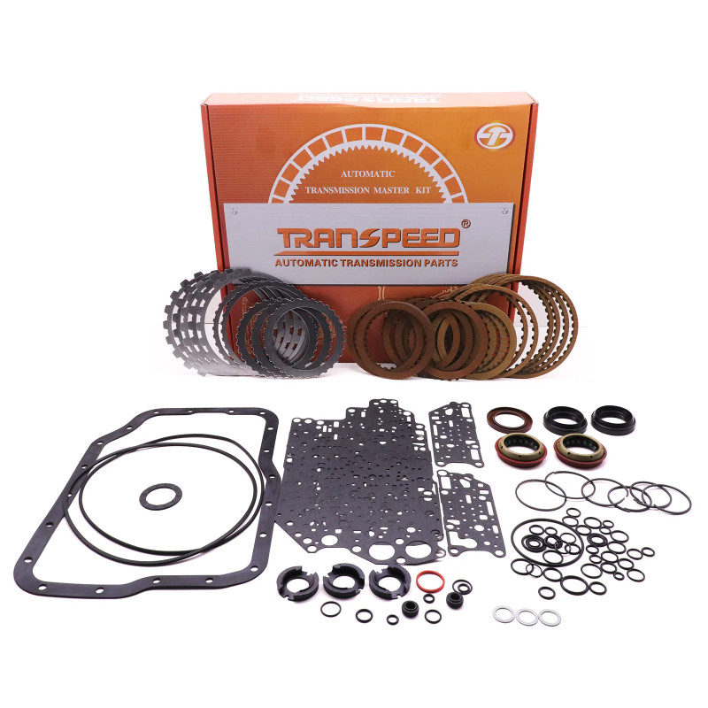 TRANSPEED 4F27E Transmission Master Rebuild Kit with Friction & Steel Kit Oil Seals Rubber Seals fo