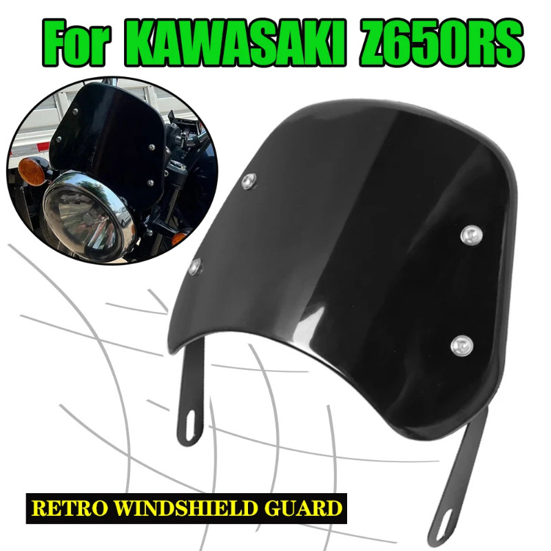 For KAWASAKI Z650RS Z650 Z 650 RS Z 650RS Motorcycle Retro Windscreen Windshield Wind Screen Deflec