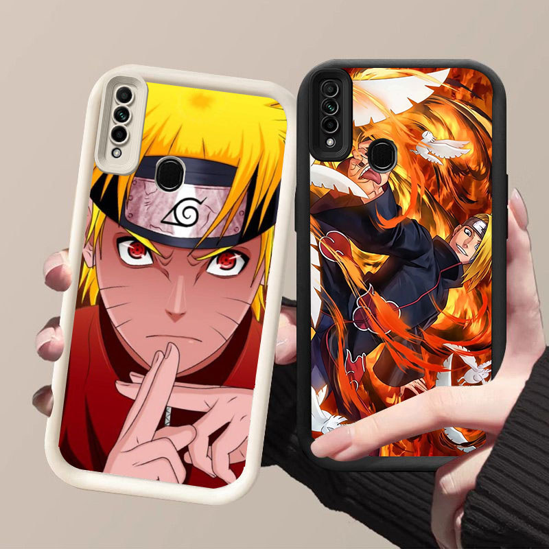 HK-62 Naruto Itachi UchihaปลอกกันกระแทกสําหรับสีดําและสีขาวซิลิโคนOPPO Realme Narzo Reno A31 10A 6i 