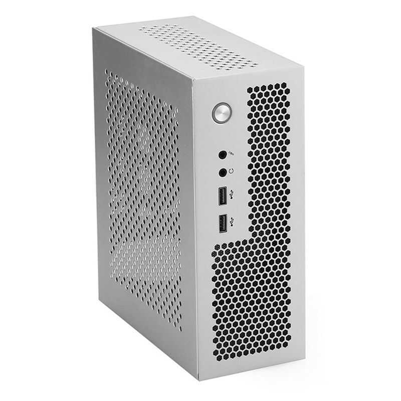 A09 HTPC Mini ITX Gaming PC แชสซีเดสก์ท็อป USB2.0 Home Case