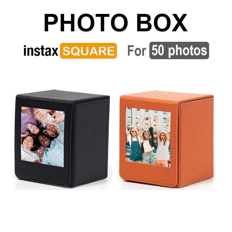 [Film Lab] กล่องเก็บของตั้งโต๊ะสําหรับฟิล์ม Instax Square SQ 50 ชิ้น CAC48