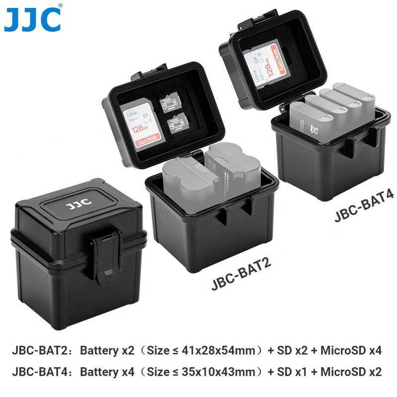 JJC กล้องกล่องเก็บกล่อง SD MicroSD d Slot สําหรับ NP-FW50 NP-FZ100 LP-E10 LP-E12 LP-E17 NP-W126 NP-W