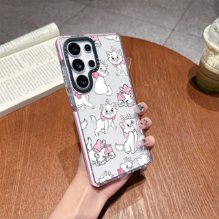 น่ารักการ์ตูน Marie Cat ภาพประกอบสีสําหรับ Galaxy S23 S24FE …