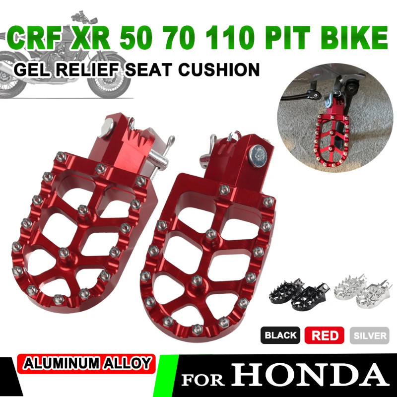 For HONDA XR50 CRF50 CRF110 CRF XR 50 70 110 M2R SDG DHZ SSR KAYO Pit Bike Motorcycle Universal Foo