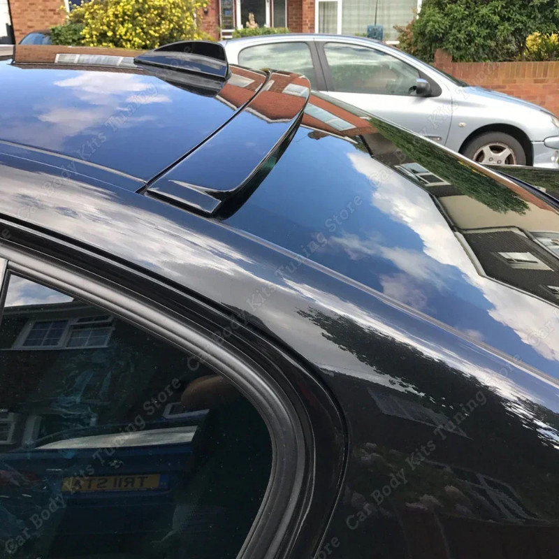 For BMW 3 Series E90 318 320 325 M3 2005-2012 Rear Window Spoiler Lip Car Rear Roof Spoiler Splitte