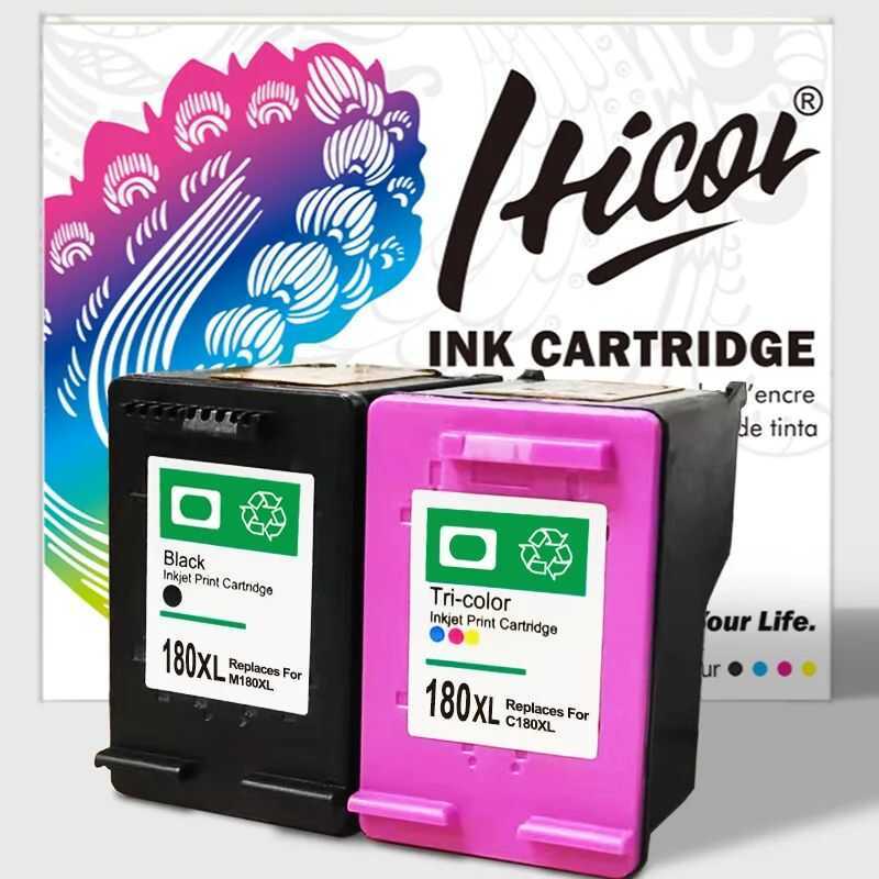 ค่าใช้จ่ายที่มีประสิทธิภาพ Hicor ตลับหมึกที่รองรับที่ผลิตใหม่ Samsung M180XL C180XL INK-C180 INK-M18