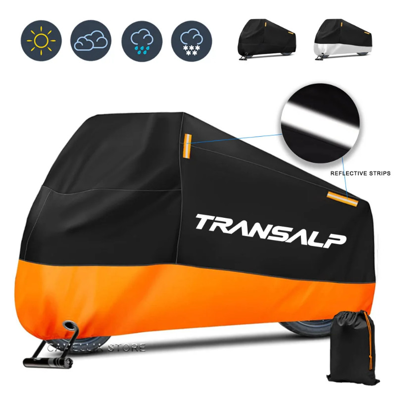 For TRANSALP XL 600 650 700 V XL700V XL650V Motorcycle Cover Waterproof Outdoor Rain Dustproof UV P