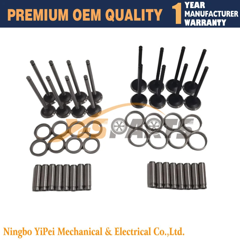 2KD 2KD-FTV Full Valve Kit for Toyota 2KD 2KD-FTV Engine Valve Guide Seat Set