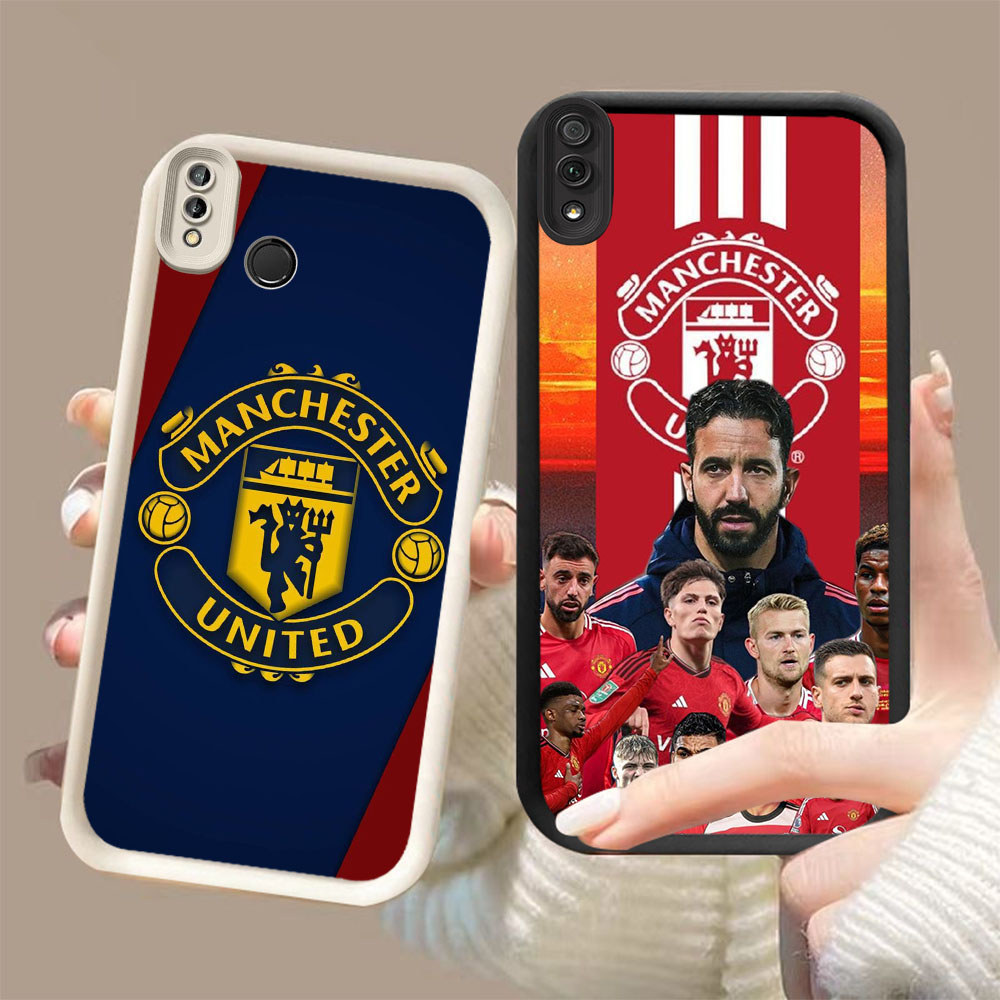 DK-89 Manchester City เคสซิลิโคนสีดําและสีขาวสําหรับ VIVO Y81S Y66 Y91 Y95 Y91i V9 Y81 Y93 Y91C