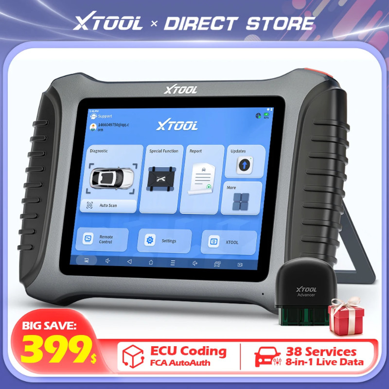XTOOL InPlus IP900 Car Diagnostic Tools Key Programming Automotive Scanner Bidirectional ECU Coding
