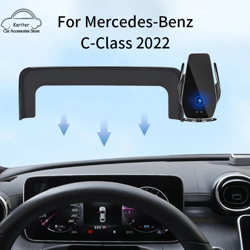 For Mercedes-Benz C-Class W206 2022 2023 Car Phone Holder Screen Navigation Bracket Magnetic New En